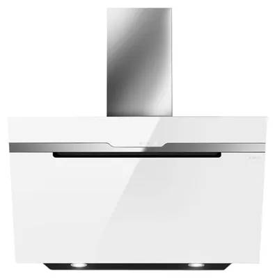 Produktbild von Elica Majestic PRF0124236A Kopffreihaube 90 cm Edelstahl/Weißes Glas
