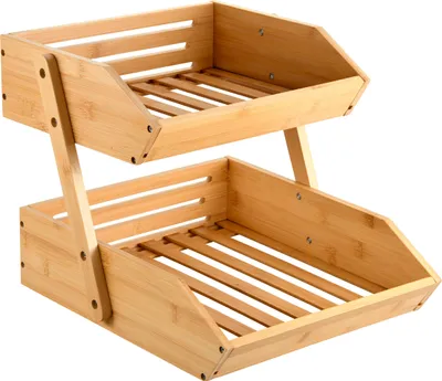 Produktbild von Kesper | Küchenregale - 2-stufig - 28,5x32x27,5 cm - aus Bambus - umweltfreundlich und stilvoll