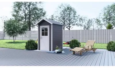Produktbild von Gartenhaus Elephant Gr. XS 145 x 195 cm anthrazit