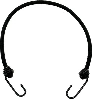 Produktbild von 4x Spanngurt Spanngummi Ø 8 mm x 60 cm Gepäckgurt stabil umantelt schwarz
