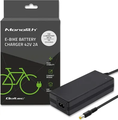 Produktbild von Qoltec Charger for ebike batteries 36V, 42V, 2A