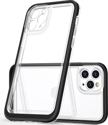 Immagine prodotto di Custodia Clear 3In1 per Iphone 13 Pro Max Custodia in gel con cornice nera