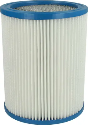 Produktbild von vhbw Faltenfilter kompatibel mit Fein Dustex 40, 25 Staubsauger - Patronenfilter Weiß Abwaschbar