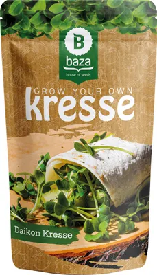 Produktbild von Grow Your Own Kressen Daikon-Kresse | Anzuchtsets von Baza