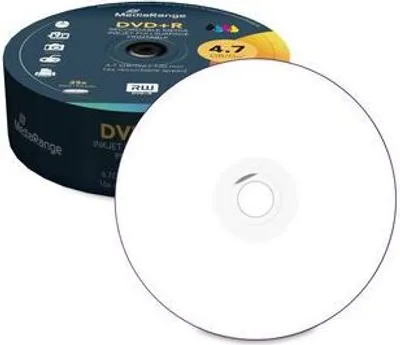 Immagine prodotto di MediaRange DVD+R 4,7GB 25pcs Spindle 16x Inkjet Full Printa