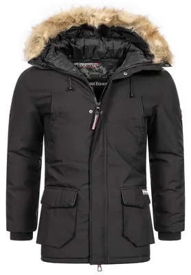 Produktbild von Herren Winter Jacke Outdoorjacke Winter Parka warm gesteppt Steppjacke