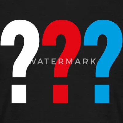 Produktbild von Spreadshirt Die Drei Fragezeichen Logo Männer T-Shirt, L, Schwarz
