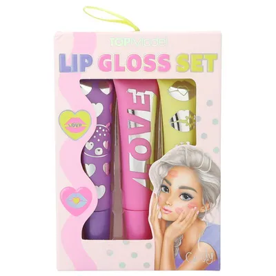 Produktbild von Depesche 12807 TOPModel Beauty and Me - Lipgloss Set im Model-Design für Kinder,