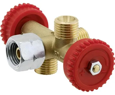 Produktbild von Abzweigventil G 1/4 LH mit 2 Abgängen