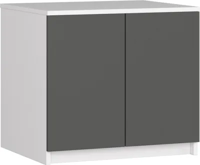 Produktbild von Akord Oberteil Für Kleiderschrank Star Weiß-Grau/Graphit 60X51X55 Cm