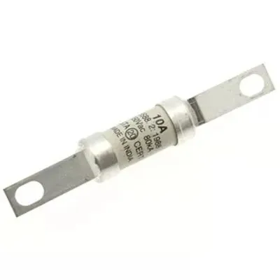 Immagine prodotto di Inserto fusibile Eaton, bassa tensione, 10 A, CA 550 V, 80 kA, BS88/A2, 14 x 85 mm, gL/gG, BS AAO10
