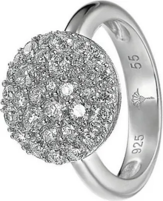 Produktbild von Joop Damen Ring Silber Zirkonia DEMI JPRG90679A, Ringgröße:55 (17.5 mm Ø)
