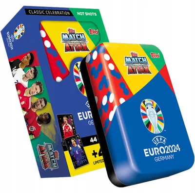 Obrázok produktu pre Large Match Attax 2024 EURO Topps UEFA Football Cards Tin