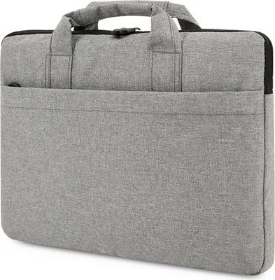 Produktbild von Tragbare Laptoptasche fuer Damen und Herren, stossfeste Laptop-Tragetasche fuer 15-Zoll-Notebooks, laessige Messenger-Tasche mit mehreren Taschen fuer Tablets