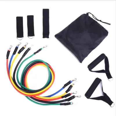Obrázok produktu pre 11ks/sada Latex -Widerstandsbänder Multifunktions elastischer Übungsübungen Expander