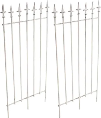 Produktbild von TPFGarden 2er Set Rankgitter Elly antik weiß