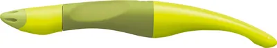 Obrázek produktu pro Ergonomické kuličkové pero pro praváky - STABILO EASYoriginal v limetkové/zelené barvě - jedno pero - barva psaní modrá (smazatelná) - náplň je součástí balení