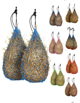 2er-Pack Slow-Feed-Heunetz für Pferde, 42 Zoll, Nylon