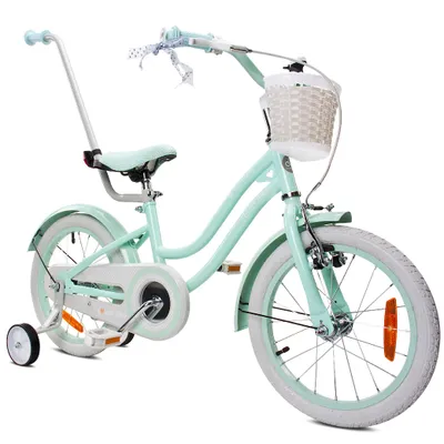 Image de Bicyclette enfant 16 pouces 4-6 ans Silver Moon Mint Sun Baby