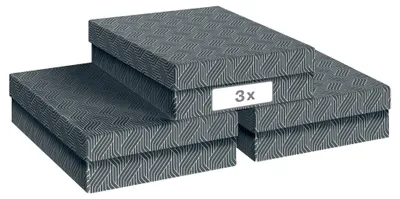 Image de VON LEITZ 61560085 VON LEITZ Archivboxen grau 26,5 x 36,5 x 10,0 cm, 3 St.