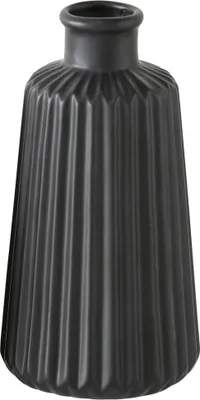 Produktbild von Keramikvase mit Rillenmuster, dekorativ, ESKO