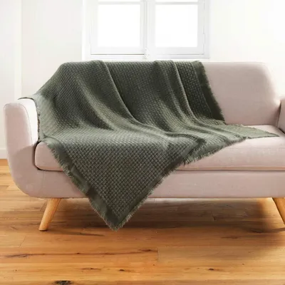 Productafbeelding van Knuffeldekentje Imani, 125 cm x 150 cm, khaki