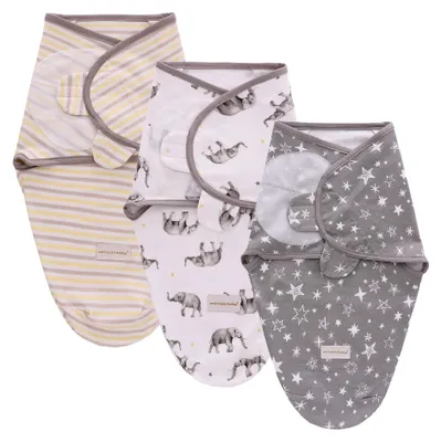 Image de Omgoods - Serviettes de bain pour bébés (lot de 3, gris)