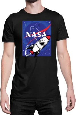 Obrázek produktu pro Pánské Tričko Nasa Space Theme Nasa 009, Man 3XL / Černá