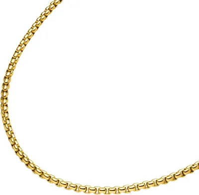 Produktbild von Boccia 08085-02 Damencollier Titan Goldfarben 4 mm, 50 cm