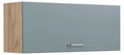 Image de Elément haut de cuisine Vicco R-Line Bleu-gris/Chêne doré 100cm Plat, Model 63138