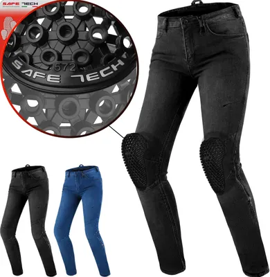 Produktbild von Damen Motorradjeans mit Schutz und Stil