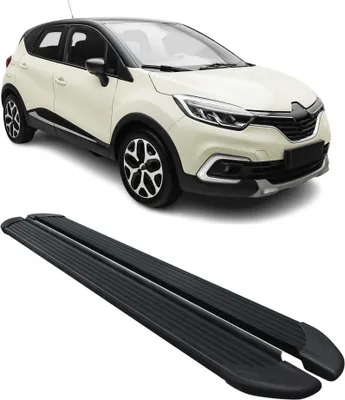 Image de Marchepieds Latéraux pédale pour Renault Captur 2013-2020 Noir Aluminium 2Pcs