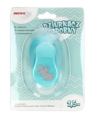 Productafbeelding van Dziurkacz, decoratief - Engel, 2,5 cm, mix