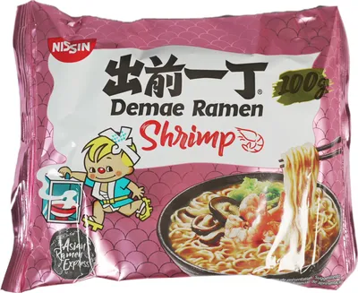 Produktbild von NISSIN Demae Ramen Shrimp Flavour 100g