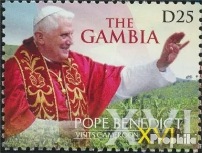 Produktbild von Briefmarken Gambia 2009 Mi 6071 (kompl.Ausg.) postfrisch Kamerun-Besuch Papst Benedikt XVI.