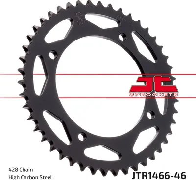 Produktbild von Jt Hinteres Ritzel 4656 46 Für Kawasaki Kx 650 '02-'15, Klx 125 '10-'14 (465646Jt) (Kette 428)