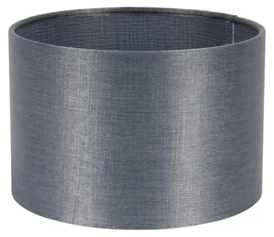 Produktbild von Lampenschirm, 20 cm Durchmesser, zylindrisch, blau, Stoff