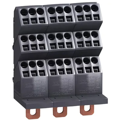 Produktbild von Schneider Electric PrismaSeT-P, Linergy DP, Verteilerblock, 3polig,250A LVS04033