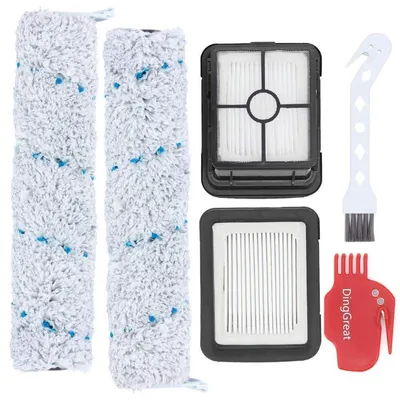 Produktbild von Ersatzfilter & Bürstenrolle für BISSELL Crosswave Cordless Max Serie 2554 2590 2593 2596 2554a 4er Set