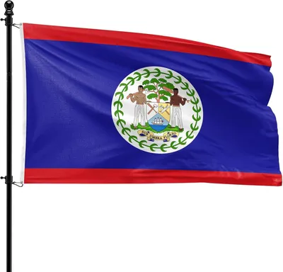 Produktbild von Flagge Belize, 90 x 150 cm, Polyester, für die Fahnenstange