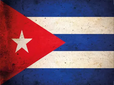 Produktbild von vianmo Holzschild 30x40 cm Flagge Kuba Cuba Fahne