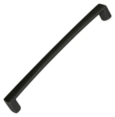 Productafbeelding van Zinken kastgreep, afstand tussen de gaten 160 mm, zwart mat, set van 12 stuks