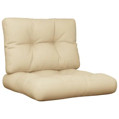 Immagine prodotto di Cuscini per Pallet 2 pz Beige in Tessuto