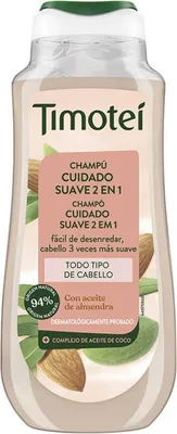 Zdjęcie produktu dla TIMOTEI Gentle Care Szampon 2 w 1 z migdałami i kokosem do wszystkich rodzajów włosów, 300 ml