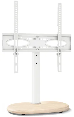 Immagine prodotto di Supporto TV bianco per televisori da 26 a 55 pollici, fino a 40 kg, con altezza regolabile