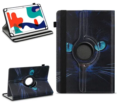 Produktbild von Tablet Tasche für Tabwee Tablet T90 / W90 Hülle Schutzhülle Schutz Drehbar CaseFarben:Motiv 10