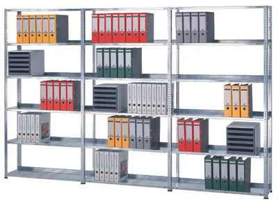 Produktbild von Büroregal Schraub. Grundregal - 1800x1000x 300 mm, Typ  85 kg
