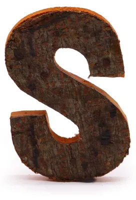 Produktbild von Rindenbeschichtung, rustikal - "0" (12) - Klein, 7 cm