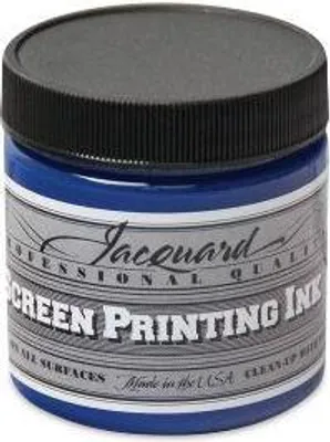 Produktbild von Jacquard Siebdruckfarbe 118 ml - Primärcyan Textilfarbe