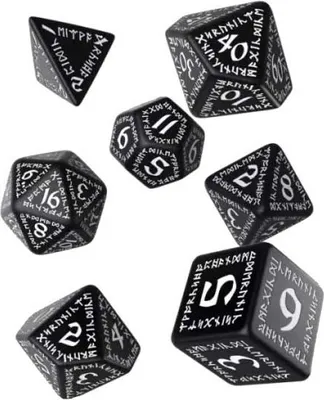 Image de Q-Workshop Runic - Jeu de cubes noir et blanc (7)